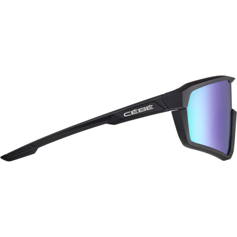 Cabe Asphalt Sunglasses Matt Black Zone Grey Cat 3 Green - LIGHT SCRATCH TO LENSE-4